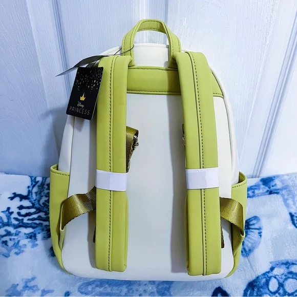 NWT 🐸 Loungefly Disney The Princess and the Frog Kiss Scene Backpack - Picture 3 of 8